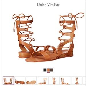 Dolce Vita Pax leather laceup sandals